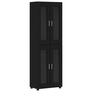 Aparador Alto Florin 60 X 35 X 182 Cm Negro Vidaxl