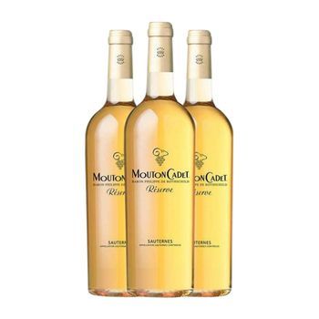 Philippe De Rothschild Vino Blanco Mouton Cadet Sauternes Media Botella 37 Cl 13% Vol. (pack De 3 Unidades)