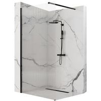 pared de ducha rea aero intimo black 100