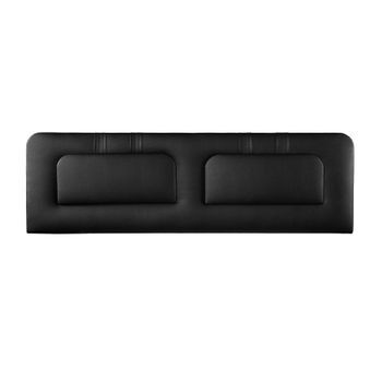 Cabecero Tapizado | Häusbed | Blume 160x50x7 | Cama 160 Polipiel Negro