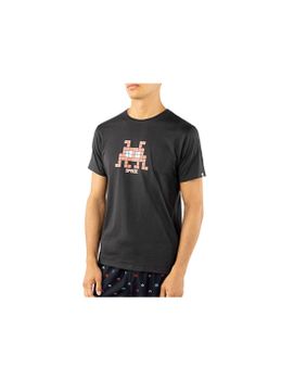 Camiseta Alphadventure Budai Hombre Faded Negro