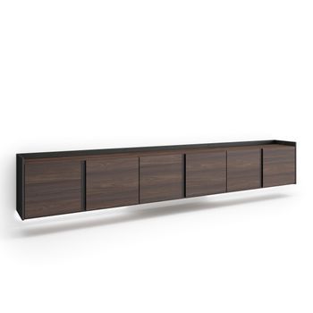 Mueble Tv, Televisión, Muebles De Salón, Almacenaje, 309x50x35 Cm, Para Tv Hasta 80