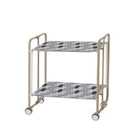 carrito auxiliar plegable bauhaus arena con ruedas r 2 niveles y 4 posiciones88