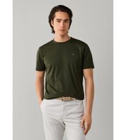 hackett london para hombre hm5000146 camiseta logo verde xl casual algodon manga corta