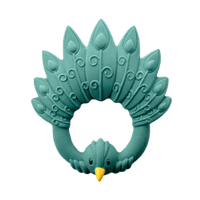 mordedor natruba pavo real verde