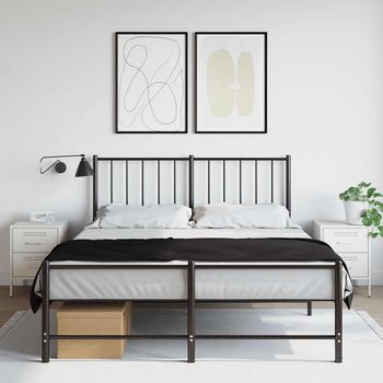 Mesitas De Noche (2 Unidades) - Mueble Para Dormitorio - Acero - Blanco (36x39x50.5cm)