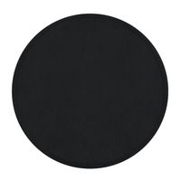 alfombra infantil lavable atami negro 80 cm redondo