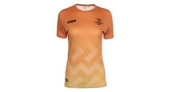 Hoka les templiers all day tee amarillo mujer