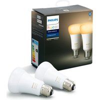 hue white ambiance bluetooth led bulb - e27 twin pack white