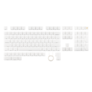 EPOMAKER Lusterfly Jelly Juego de teclas Perfil MDA Compatible con MX 123 teclas Teclado mecánico Teclas Doble disparo Grabado con láser