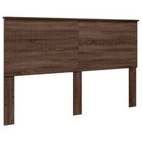 cabeceropanel de cabecero con cabecera roble marron 160 cm madera contrachapada