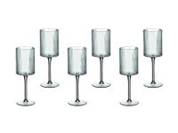 copas de vino o7cm - 6 piezas - transparente