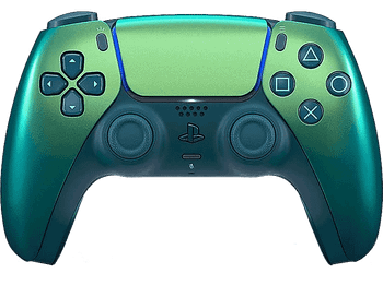 Mando PS5 - Sony DualSense Chroma Teal, Retroalimentación háptica, Micrófono, Altavoz, Verde