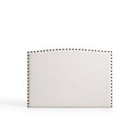 cabecero ambar para cama de 80 de polipiel blanco 115x115x8 matris