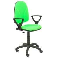piqueras y crespo algarra bali silla de oficina con brazos fijos pistacho