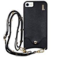 cool funda colgante pop-rock negro para iphone 78se 2020