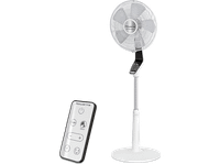 ventilador de pie - rowenta turbo silence extreme vu5690f0 34 w 14 m 70 mmin 14 velocidades control remoto temporizador blanco