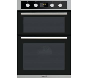 HOTPOINT Class 2 DD2 844 C IX Electric Double Oven - Stainless Steel & Black, Stainless Steel