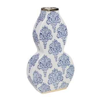 Florero Porcelana Azul/blanco
