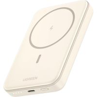 power bank ugreen con carga inalambrica magsafe 10000mah beige