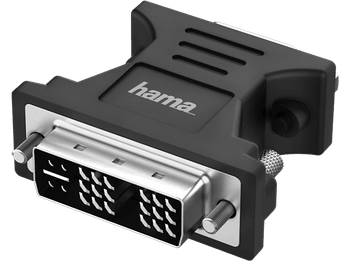 Adaptador - Hama 00200340, Full HD, De DVI a VGA, Negro