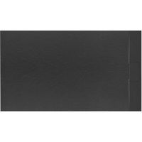 plato de ducha rea bazalt black 80x120