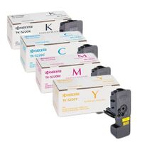 original multipack kyocera ecosys m5521cdw printer toner cartridges 4 pack -1t02r90nl1 tk-5220k