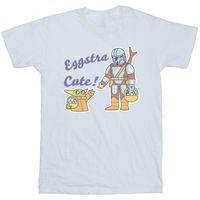 disney camiseta manga larga the mandalorian eggstra cute para nina