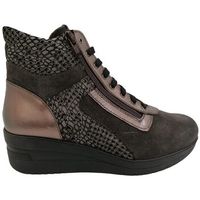 calzafarma botines botin 8431-2 piel marron para mujer