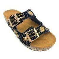 isteria sandalias sandalia senora 1198 negro para mujer