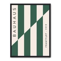 cuadro bauhaus green lines