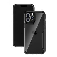 muvit for change funda shockproof 2m transparentenegra para iphone 13 pro