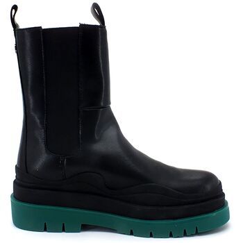 Steve Madden Botines Challenger Stivaletto Polacco Black Green CHAL03S1 para mujer
