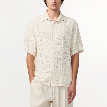 NN.07 Freddy Fil-Coupé Woven Shirt - L