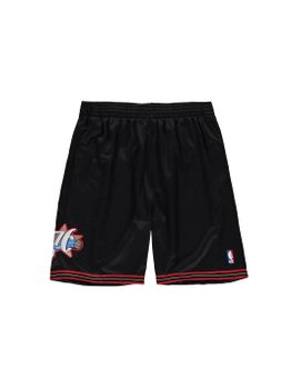 Pantalones de Baloncesto Mitchell & Ness Philadelphia Negro