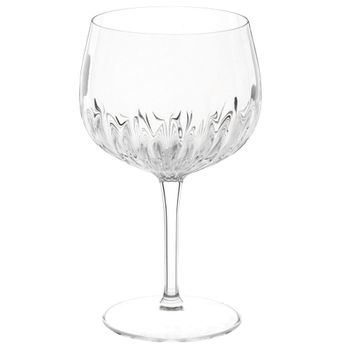 Copa de cóctel de vidrio transparente