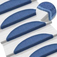 peldanos de escalera 15 piezas azul 56 x 17 x 3 cm dec023551