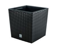 maceta rato 64 litros con cubilete para plantar en color antracita 40 x 40 x 41 cm