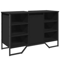 armario de lavabo de bano madera ingenieria negro 91x35x60 cm vidaxl