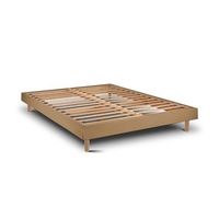 estructura de cama milano  tabac redonda 200 x 160 cm