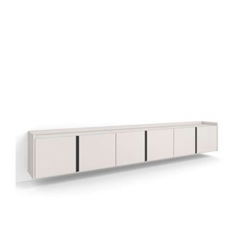 Mueble Tv Benajarafe-02 Suspendido Con Almacenaje Práctico
