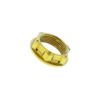Tuerca de husillo de rueda M25x1.5 llave 30mm titan oro