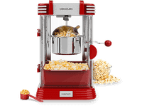 palomitero - cecotec funtaste prcorn classic 300 w palomitas dulces o saladas olla antiadherente capacidad 500 ml diseno retro red