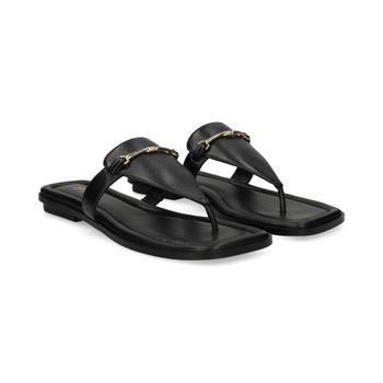 Michael Kors Sandalias Planas Mujer - Negro Talla 7