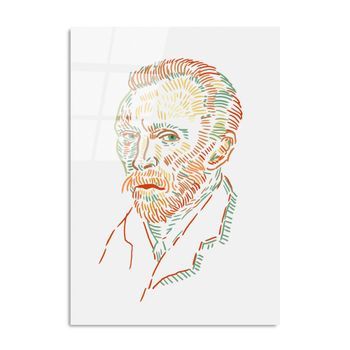 Pintura Vidrio Templado Uv-182 Multicolor 70x100 Cm