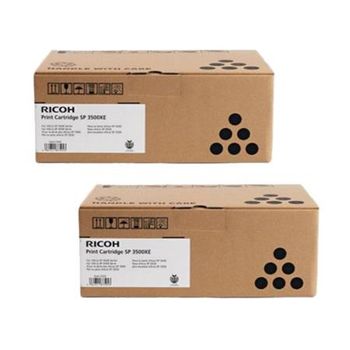 Original Multipack Ricoh SP3500N Printer Toner Cartridges (2 Pack) -406990