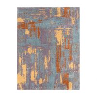 alfombra de pelo largo padella multicolor 160x220 cm