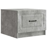 mesa de cafe gris hormigon 49 x 50 x 37 cm madera de ingenieria vidaxl