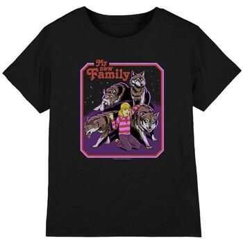 Steven Rhodes Camiseta My New Family para niña