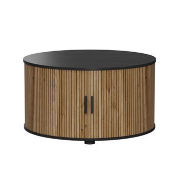 Mesa De Centro Selva 80 X 80 Cm Con Puerta Corredera Vicco